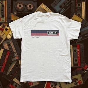 Oasis Usa Tour 1996 White T Shirt